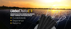 duto corrugado para usina fotovoltaica